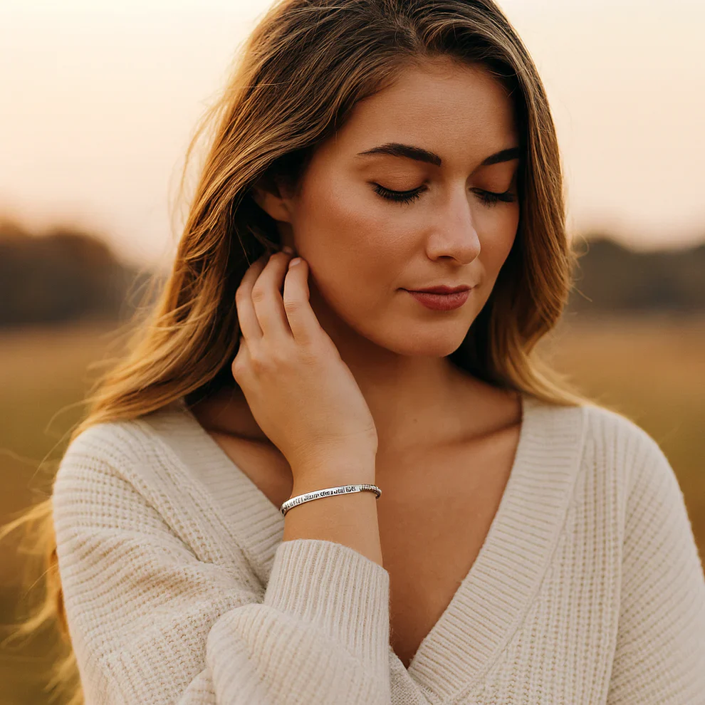 God is within her Bracelet - Image 3