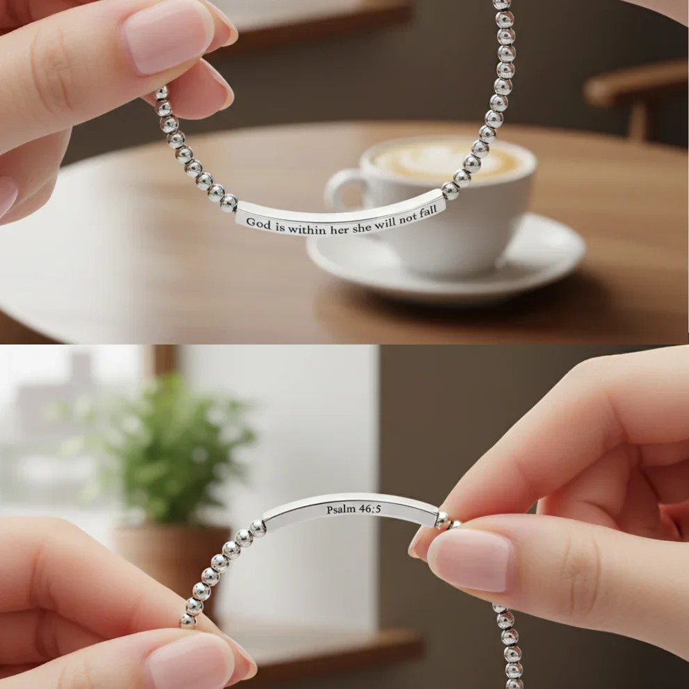 God is within her Bracelet - Image 5