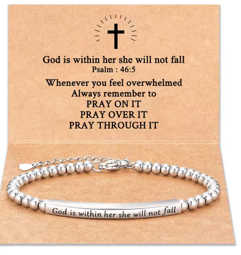 God is within her Bracelet - Image 6