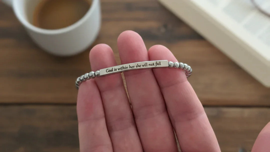 God is within her Bracelet - Image 8